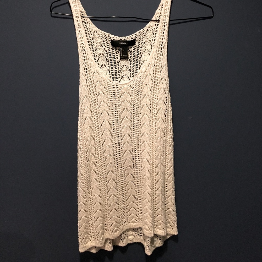Loose Knit Sweater Tank